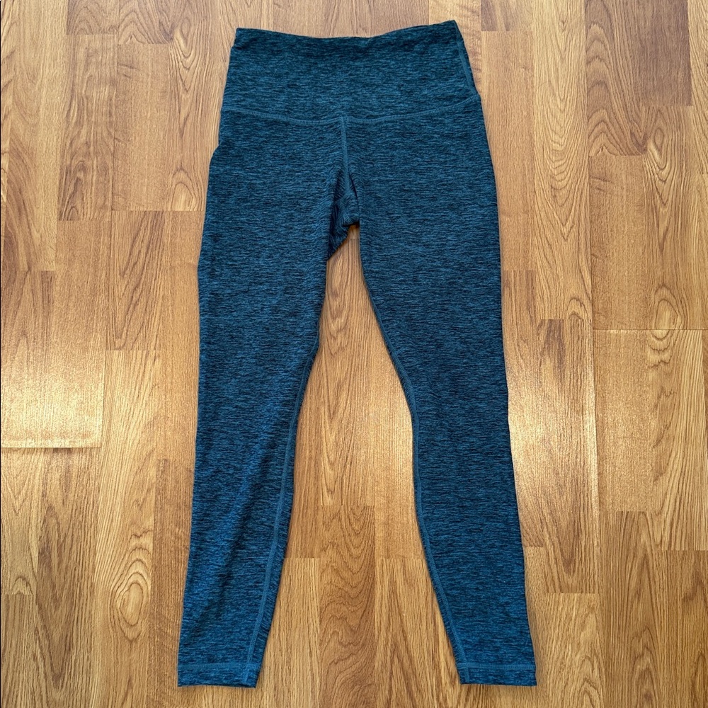 Yogalicious Lux Heathered Blue Leggings - XS